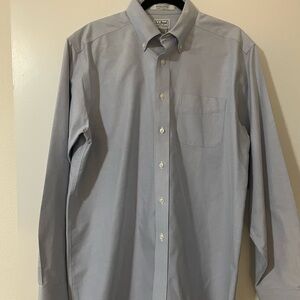 L.L. Bean Blue Dress Shirt Classic Style